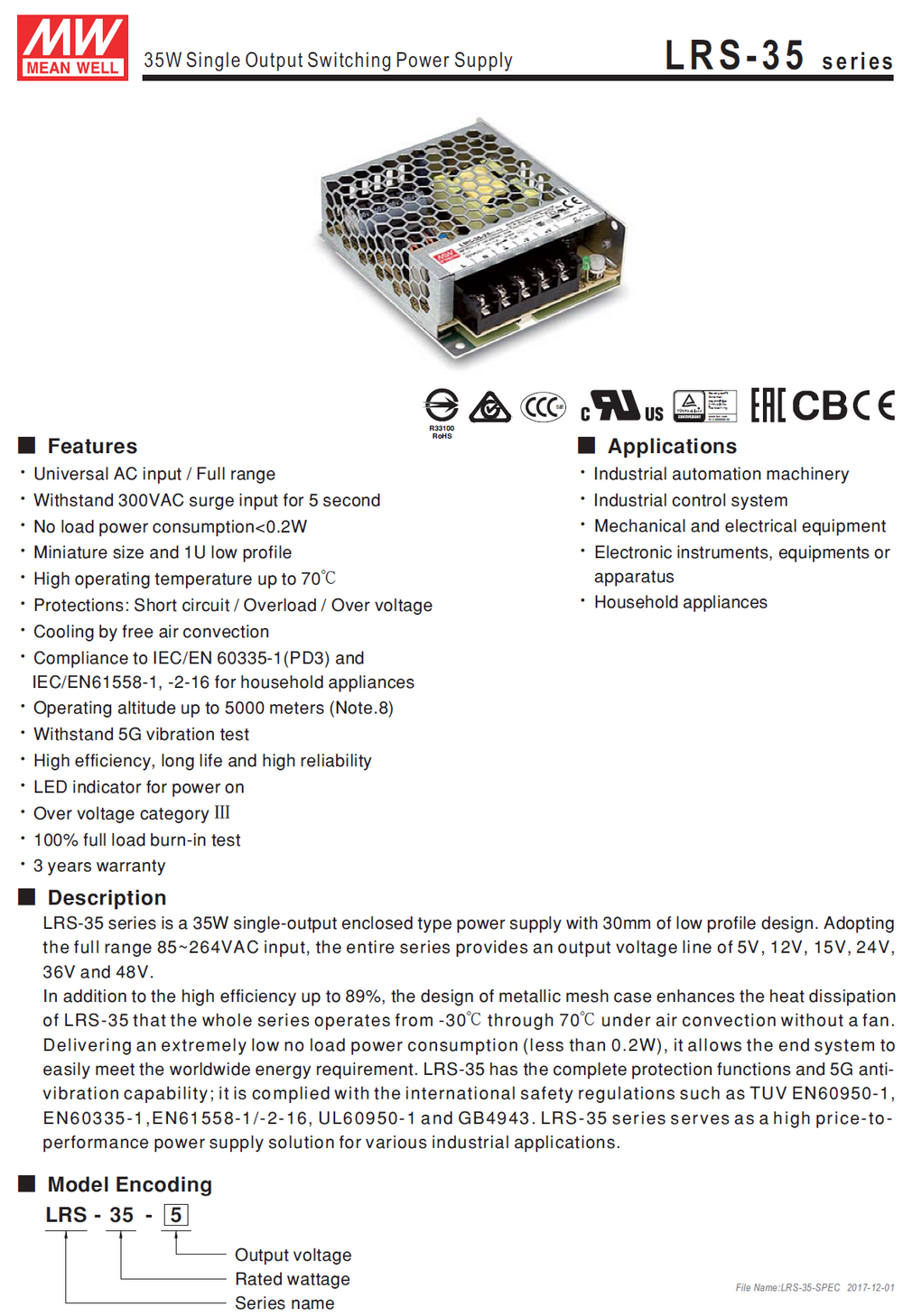 LRS-35-Spec 1