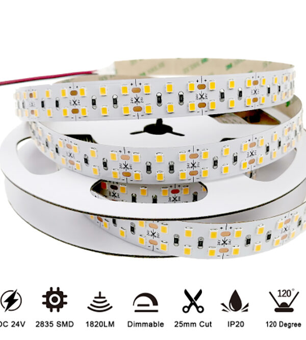 DC24V White Color 2835 240 LEDs 20W LED Strip Light