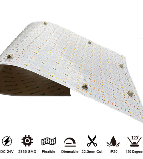 DC24V White Color 2835 242 LED 28W 490*245MM PCB 2Oz LED Panel Sheet